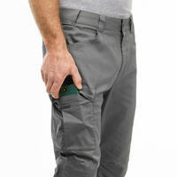Pantalone za pešačenje NH100 muške - sive
