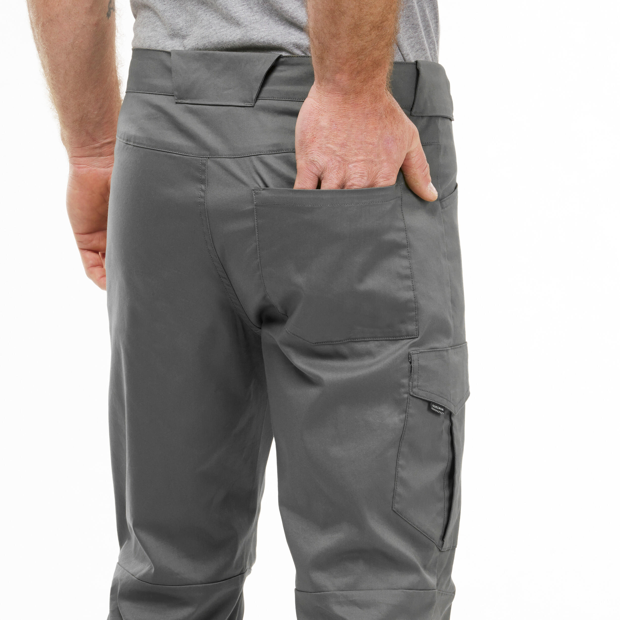 Pantalon de randonnée homme – NH 100 gris - QUECHUA