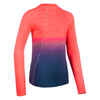 AT 500 Skincare Girls' Athletics Long-Sleeved Jersey - neon pink blue