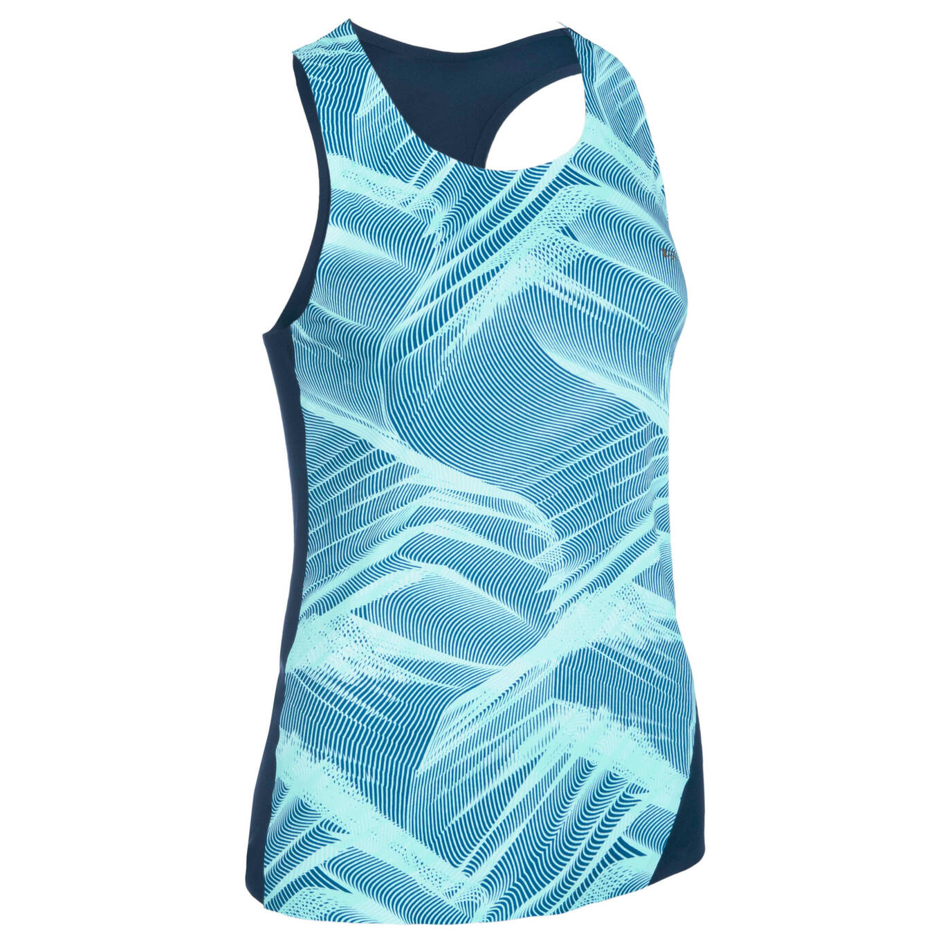 Women's Athletics Tank Top - Blue/Pastel Mint