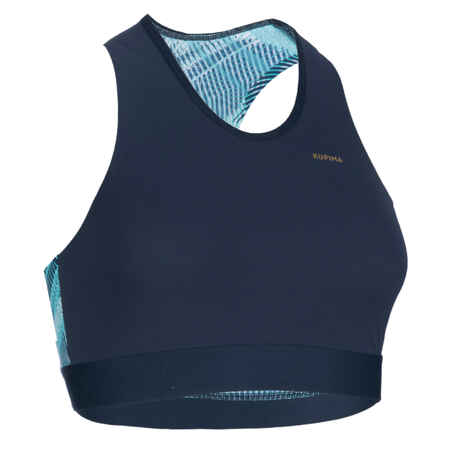 Women's Athletics Crop Top - Blue/Pastel