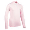 AT 100 Kids' Athletics Warm ½-Zip LS Jersey - pink grey