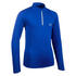 AT 100 Kids' Athletics Warm ½-Zip LS Jersey - electric blue