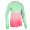 AT 500 Skincare Girls' Athletics Long-Sleeved Jersey - green pink