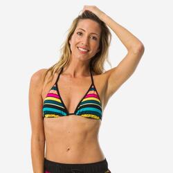 Bikinitop voor surfen Mae Paradise triangel met schuifcups en uitneembare pads