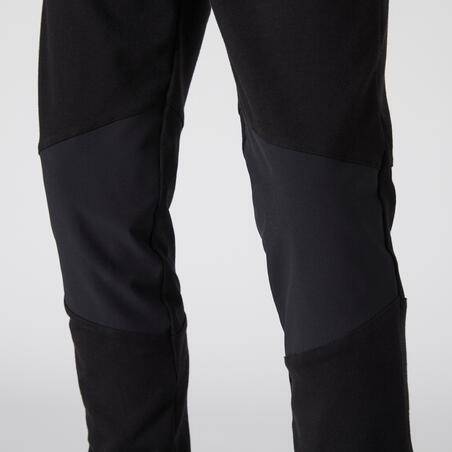 Pantalon de jogging enfant coton léger slim - 500 noir