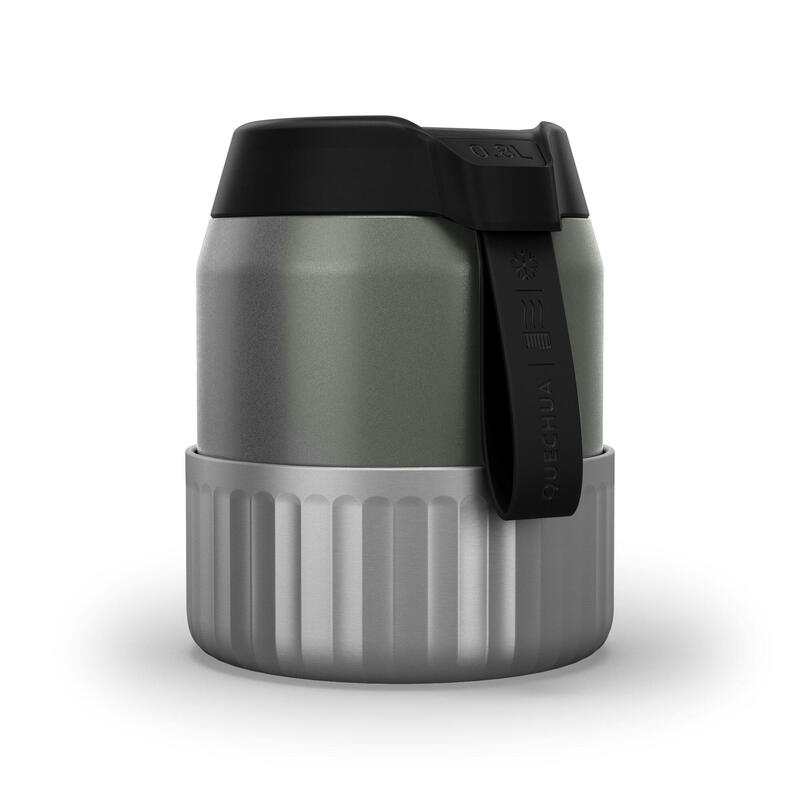 Isı Yalıtımlı Yemek Kabı - Siyah - 0,8L - MH500