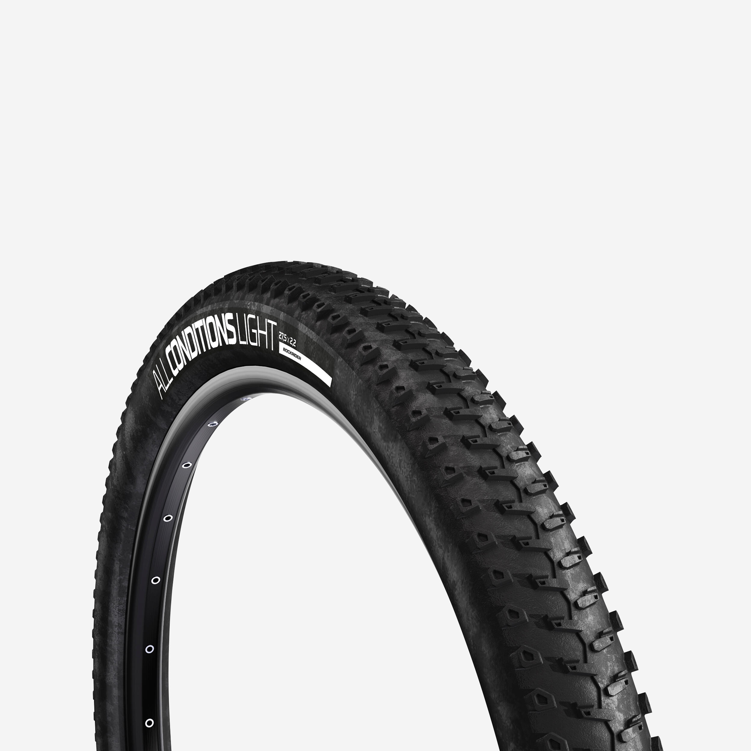 Copertone mtb ALL CONDITIONS 27,5x2,20 tallone rigido BTWIN | DECATHLON