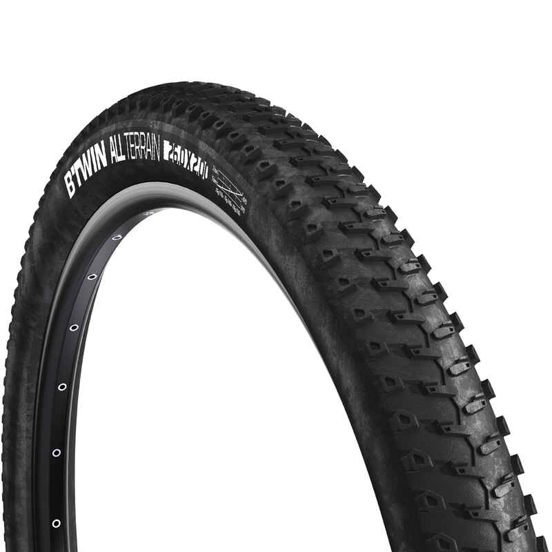 ГУМА ЗА ПЛАНИНСКИ ВЕЛОСИПЕД ALL TERRAIN 5 SPEED ТВЪРД БОРД 26x2.00 ГУМА ЗА ПЛАНИНСКИ ВЕЛОСИПЕД ALL TERRAIN 5 SPEED ТВЪРД БОРД 26x2.00