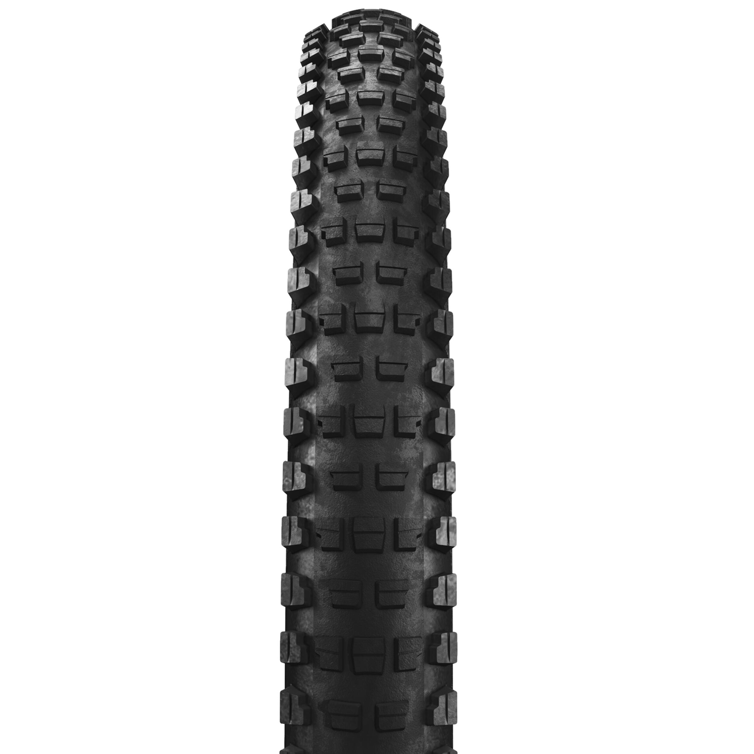 27.5" x 2.6 Rockrider Mountain Bike Tyre Grip 500 E+ 3/6
