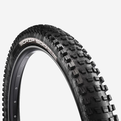 Fahrradreifen MTB Rockrider Grip 500 E+ 27,5 Zoll × 2,6