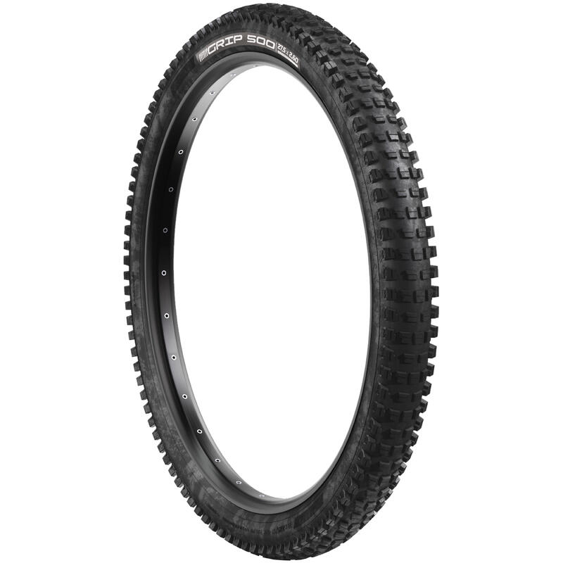 Rockrider Grip 500+ 27,5' × 2,6 Yumuşak Damak Telli Bisiklet Dış Lastik