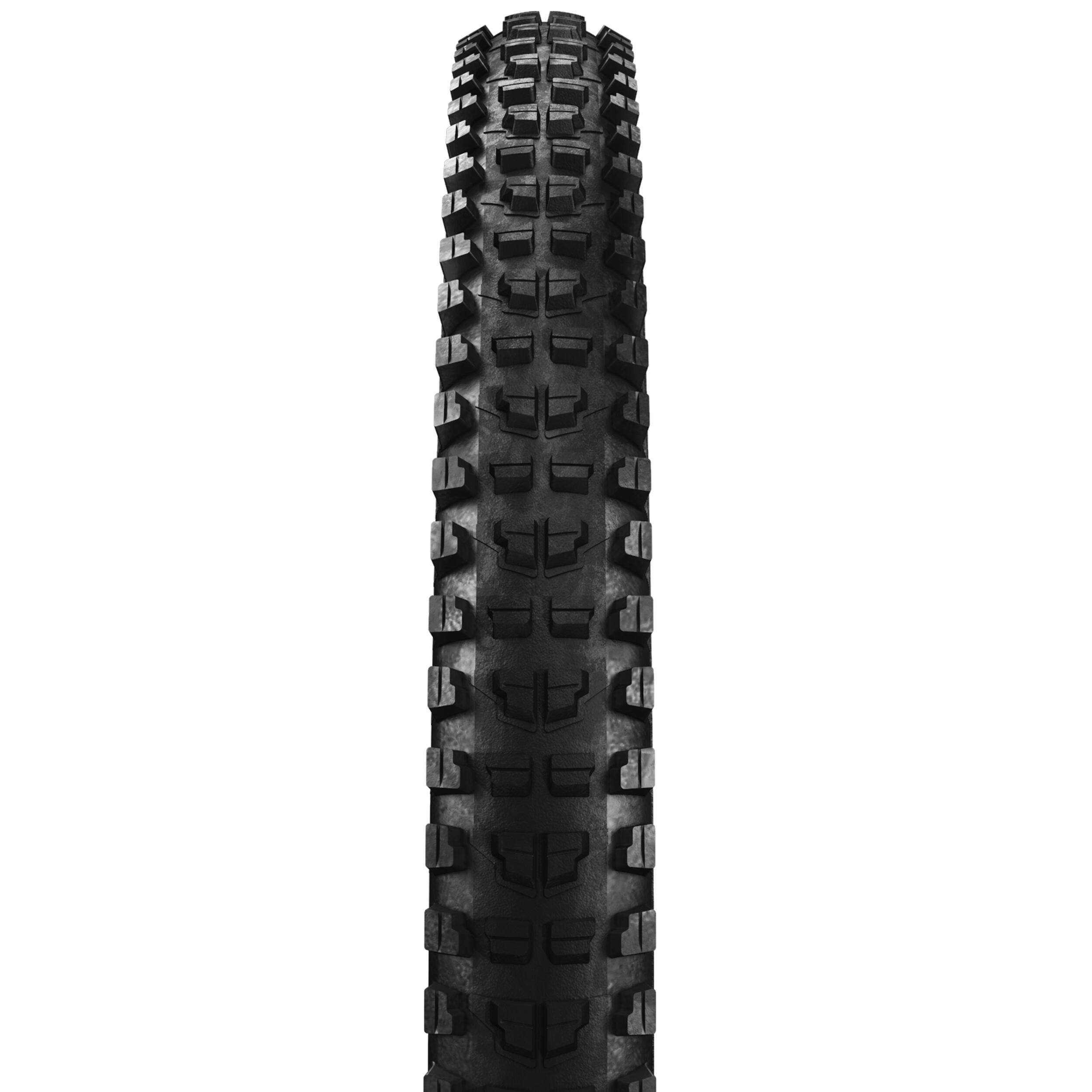 29" x 2.25 Mountain Bike Tire Grip 500 black Rockrider Decathlon