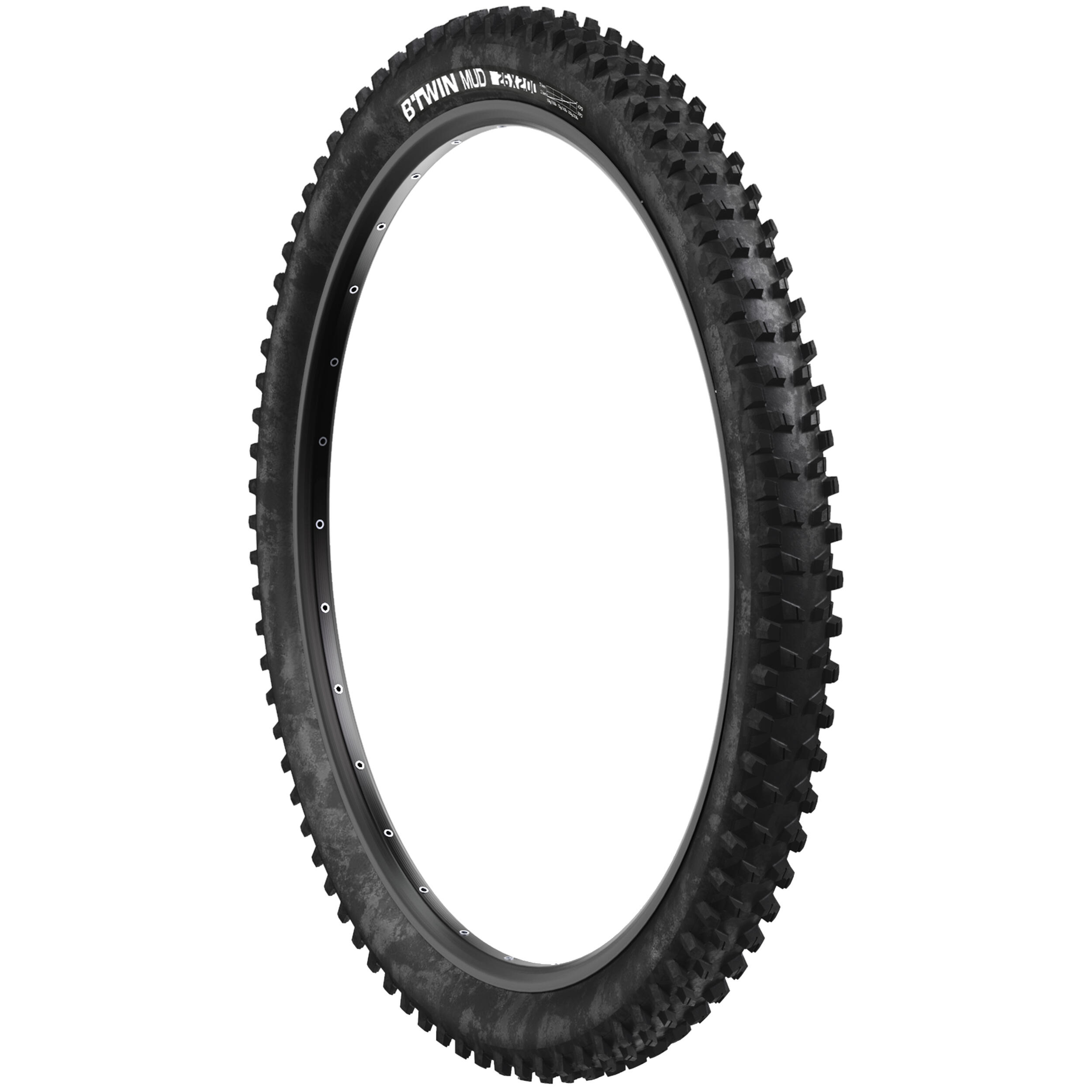 26x2.00 Mountain Bike Tyre Decathlon