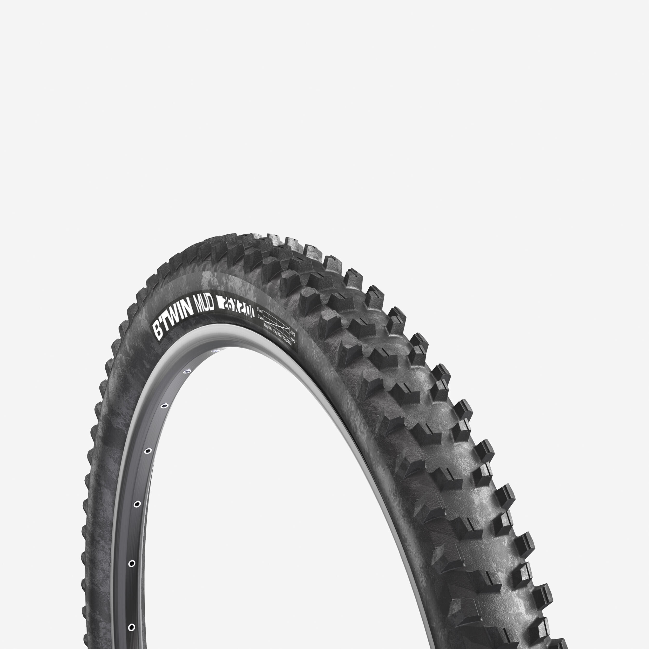 BTWIN 26x2.00 Mountain Bike Tyre