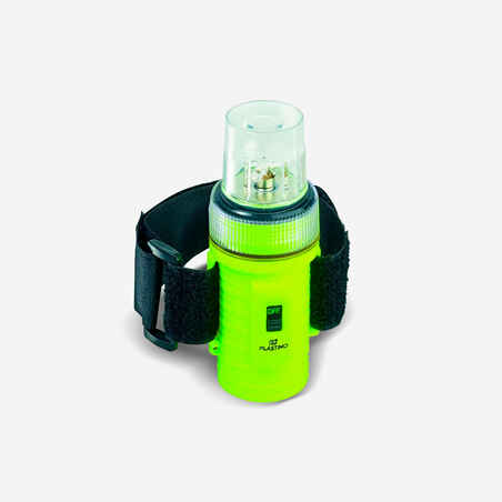 Plūdrus mirksintis vandens sporto žibintuvėlis „Plastimo“, 4 LED