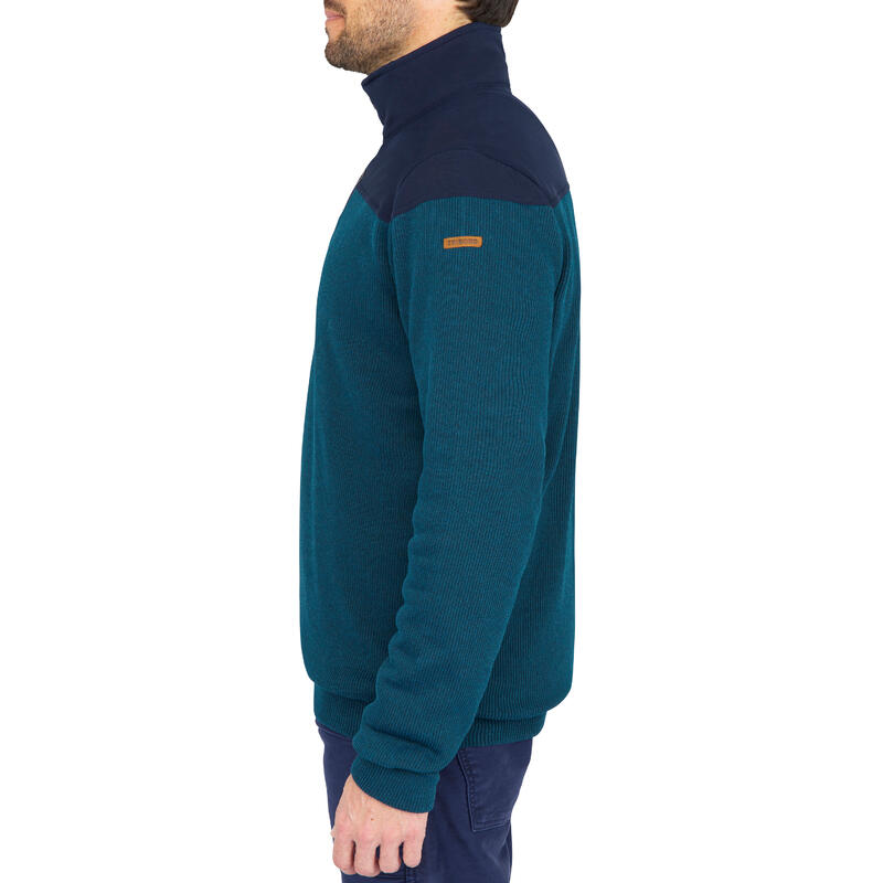 Maglione vela uomo 300 petrolio