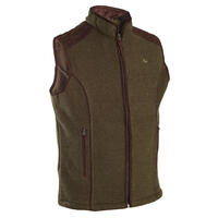 GILET CHASSE POLAIRE VERNEY CARRON VERT