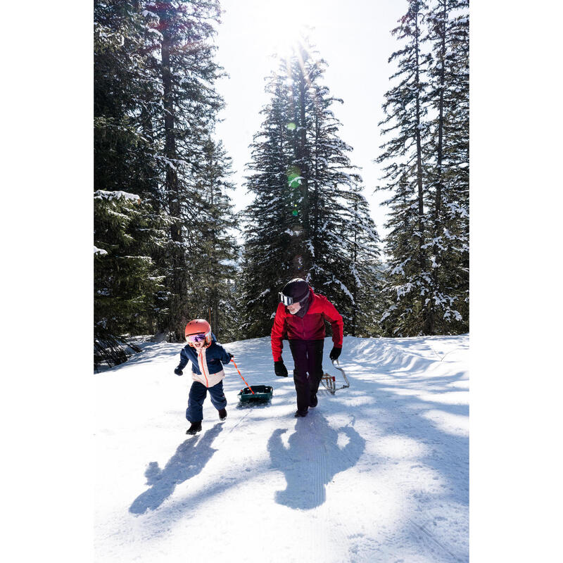 Trineo nieve plataforma con frenos 1 plaza Niños Wedze Trilugik