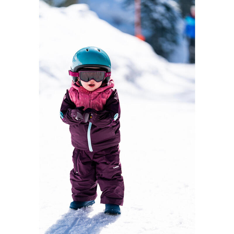 Manoplas esquí y nieve impermeables Bebé Wedze