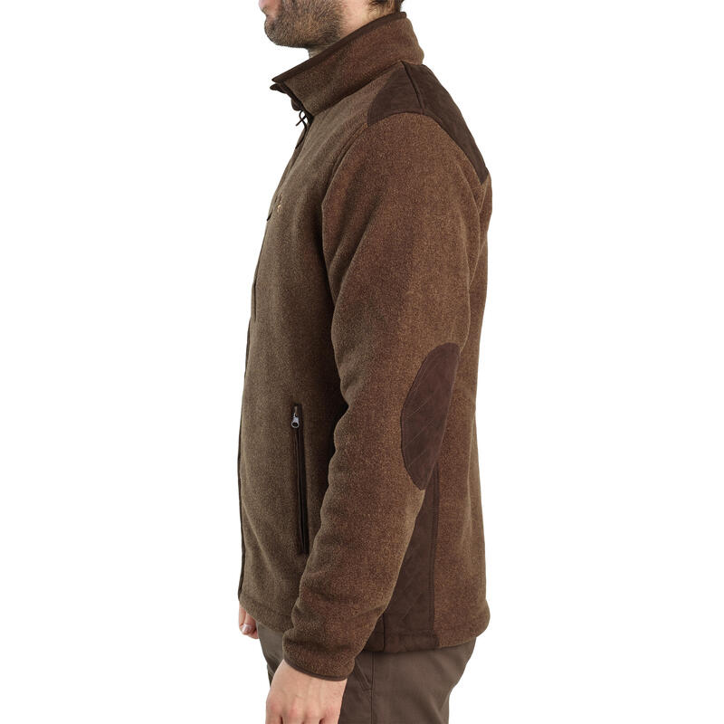 VESTE CHASSE POLAIRE VERNEY CARRON MARRON