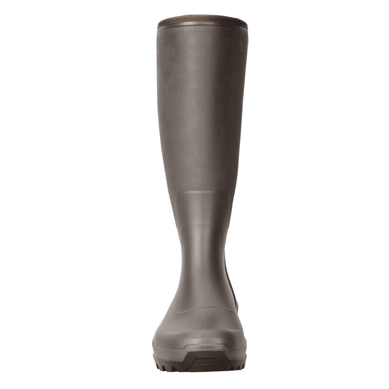 BOTTES DE PLUIE CHAUDES FOURREES LAND 500 MARRON