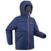 Skijaška jakna 180 podstavljena izrazito topla dječja mornarski plava