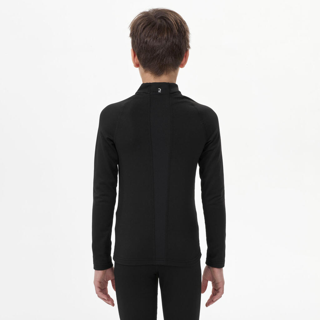 Kids’ Ski Base Layer Top - BL500 - Black