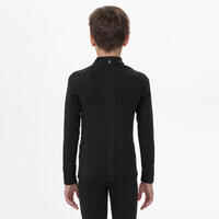 Kids' thermal ski base layer top - BL500 - black