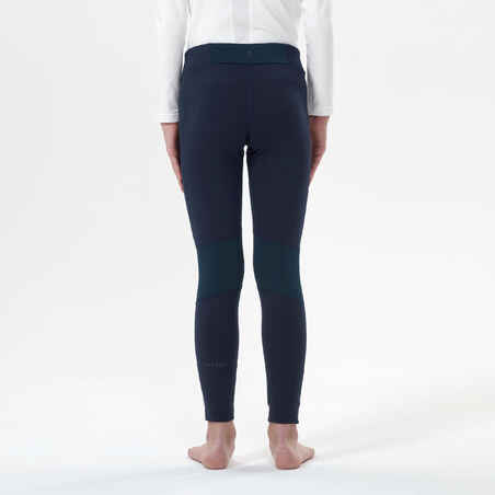 Kids’ Ski Base Layer Bottoms - BL 500 - Navy Blue