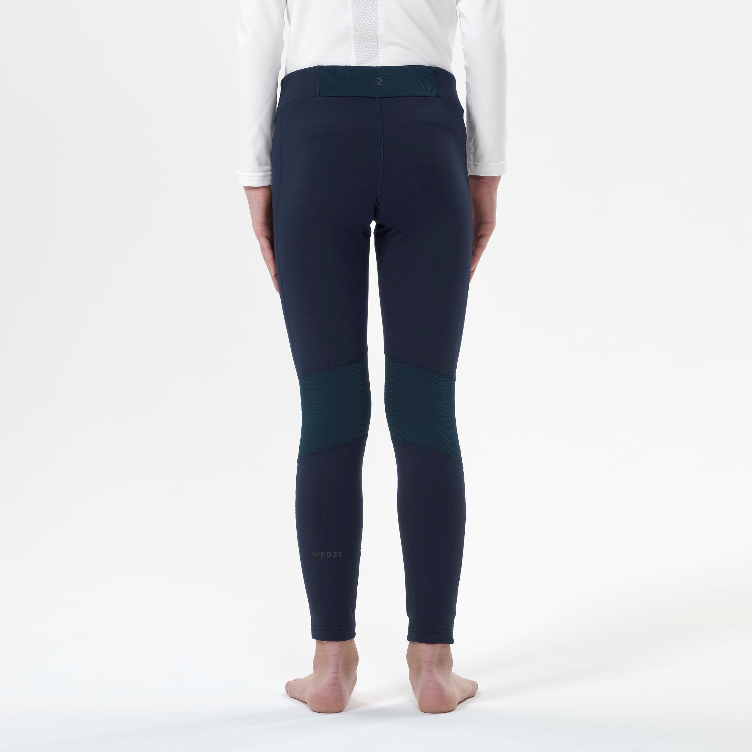 Kids’ Ski Base Layer Bottoms - BL 500 - Navy Blue 5/7