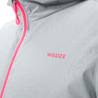 KIDS’ WARM AND WATERPROOF SKI JACKET   - 100 - GREY