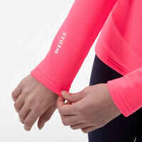 Kids' thermal ski base layer top - BL500 -  pink