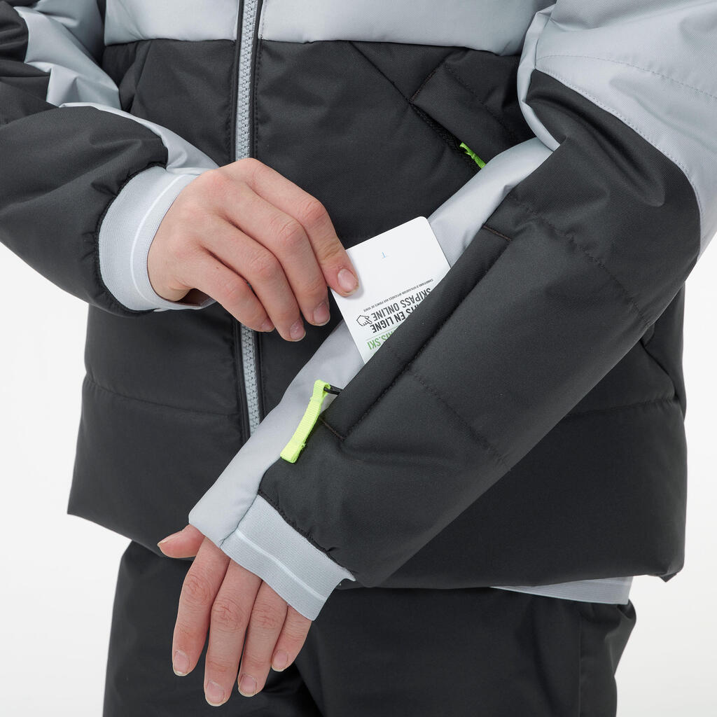 Doudoune de ski enfant très chaude et imperméable 180 WARM