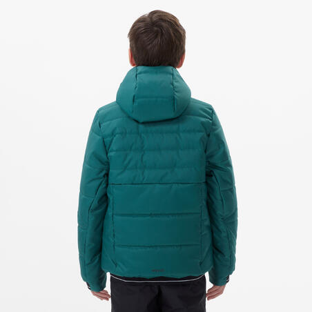 Куртка дитяча 150 Warm для лижного спорту водонепроникна зелена