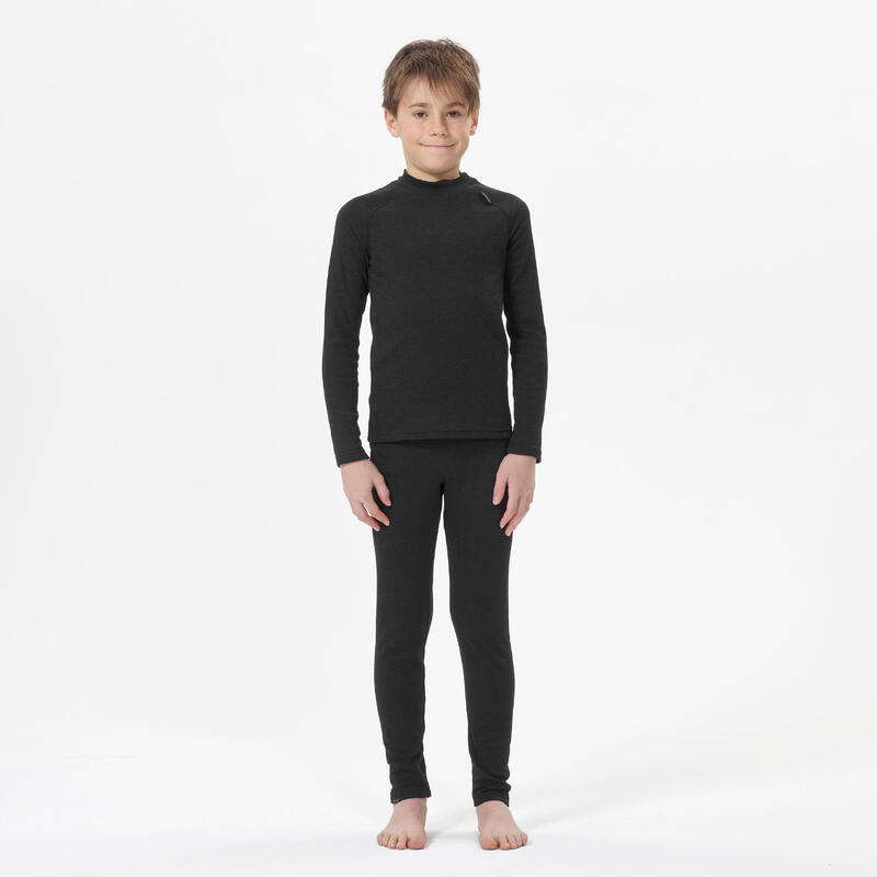 Sous-vêtement thermique de ski enfant - BL100 bas - noir