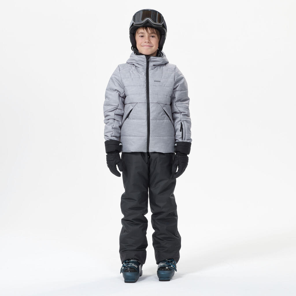 Skijacke Kinder wattiert sehr warm wasserdicht - 180 WARM