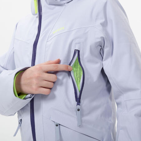 Куртка дитяча 900 для лижного спорту водонепроникна лілова