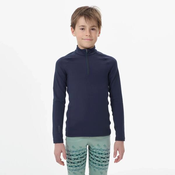 WEDZE Camiseta térmica interior de esquí y nieve Niños 4-14 años Wedze BL 500 azul