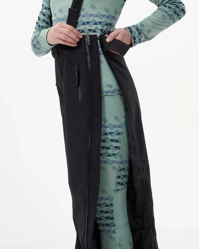 Skihose abnehmbar Skiclub Kinder - 980 - schwarz