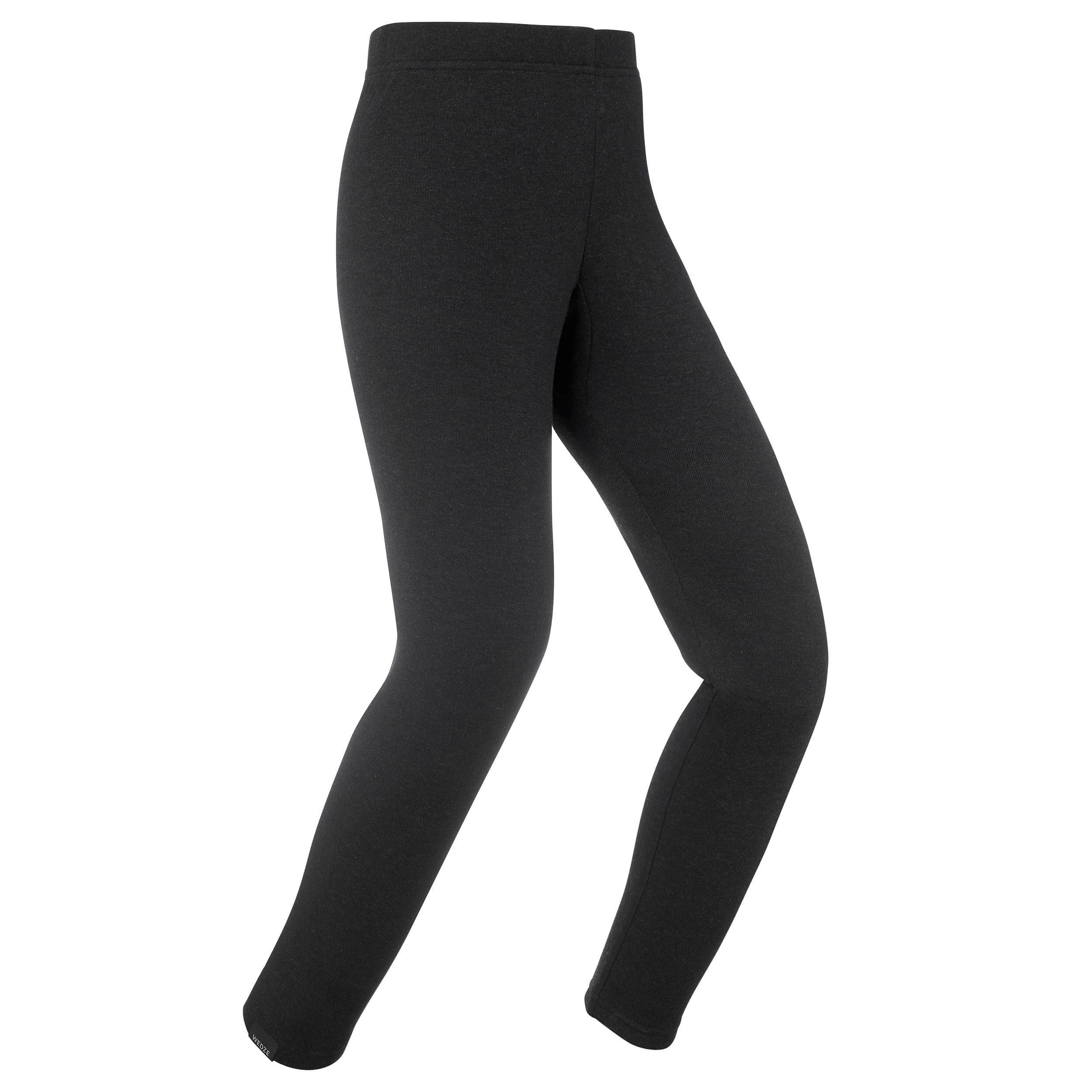 Sous-vêtement pantalon thermique de ski enfant - bl100 bas - noir - WEDZE