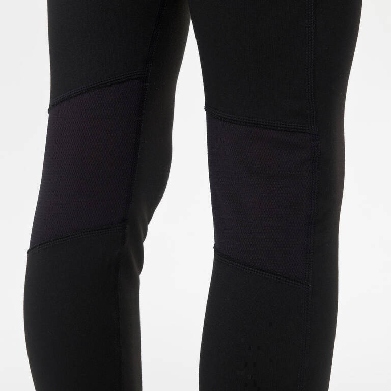 Kids’ thermal ski base layer trousers - BL 500 - black