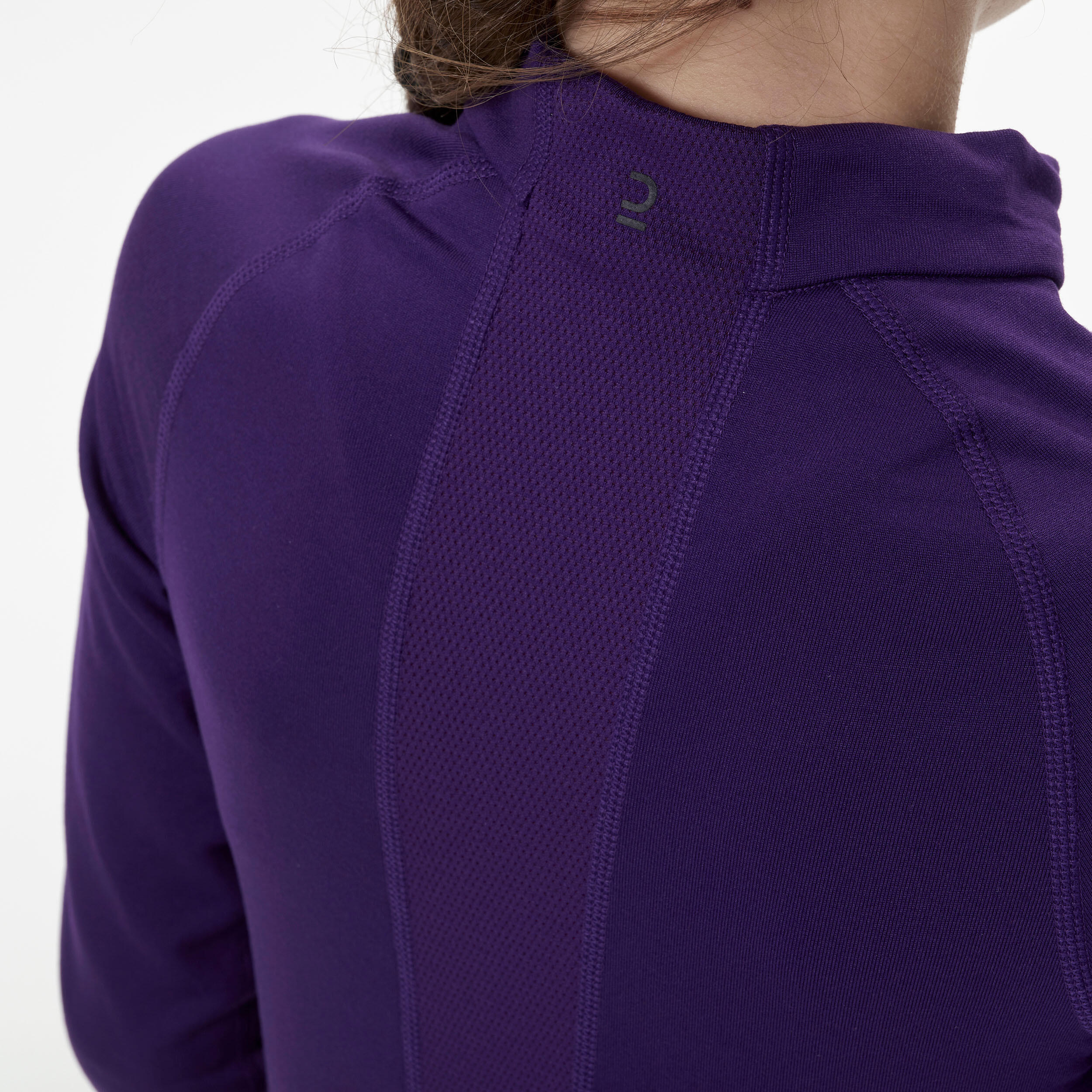 Children’s thermal ski base layer top 500 - purple  2/7