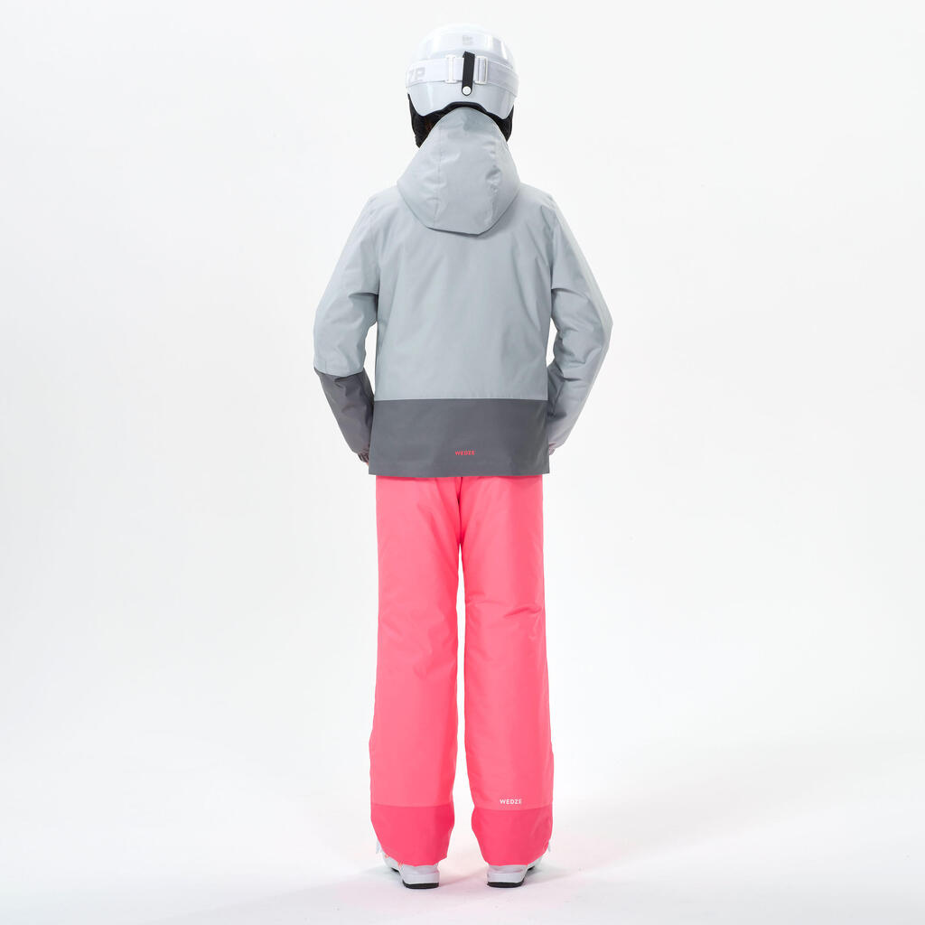 Ski Junior Girl Jacket 100 Pink