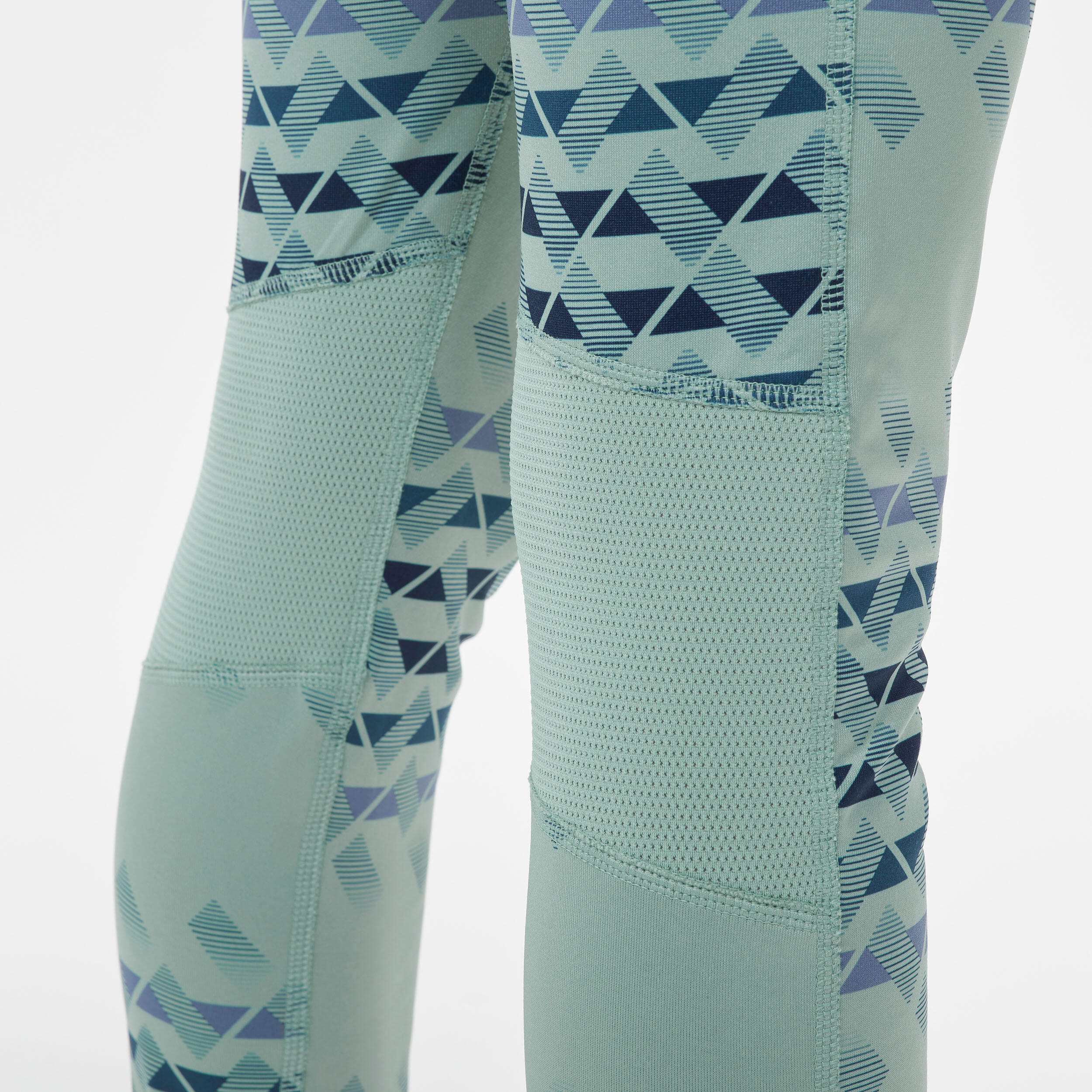 Kids Ski Base Layer Bottoms 500 Green