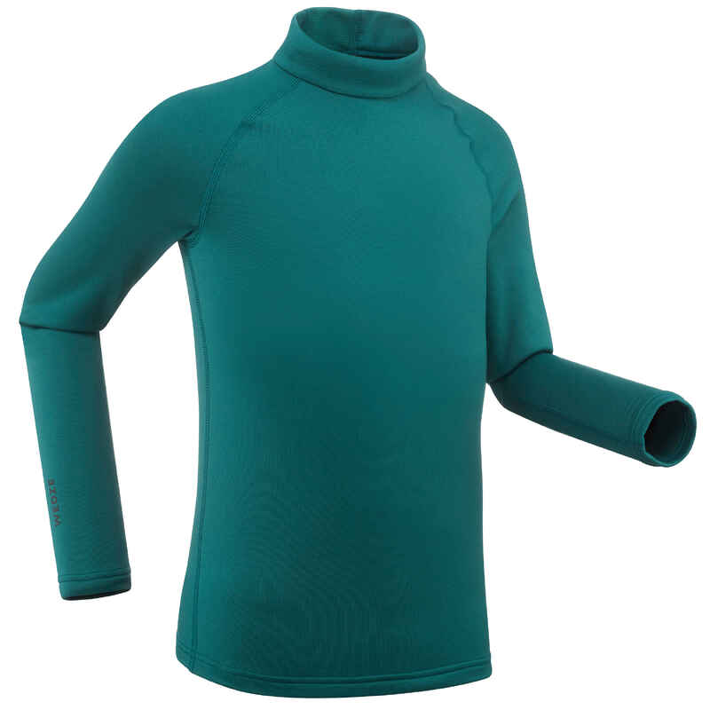 Skiunterwäsche Funktionsshirt - BL500 Kinder grün Skiunterwäsche Funktionsshirt - BL500 Kinder grün