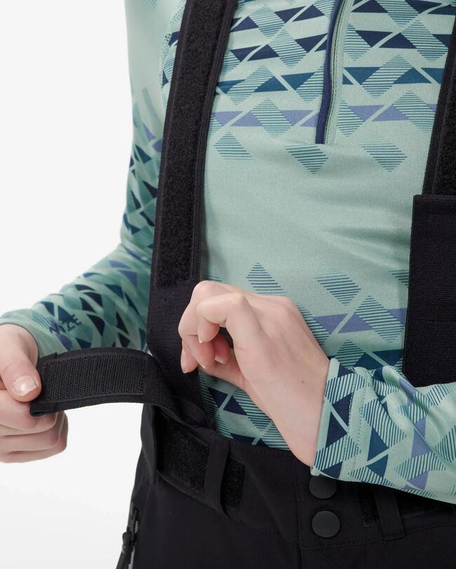 Skihose abnehmbar Skiclub Kinder - 980 - schwarz