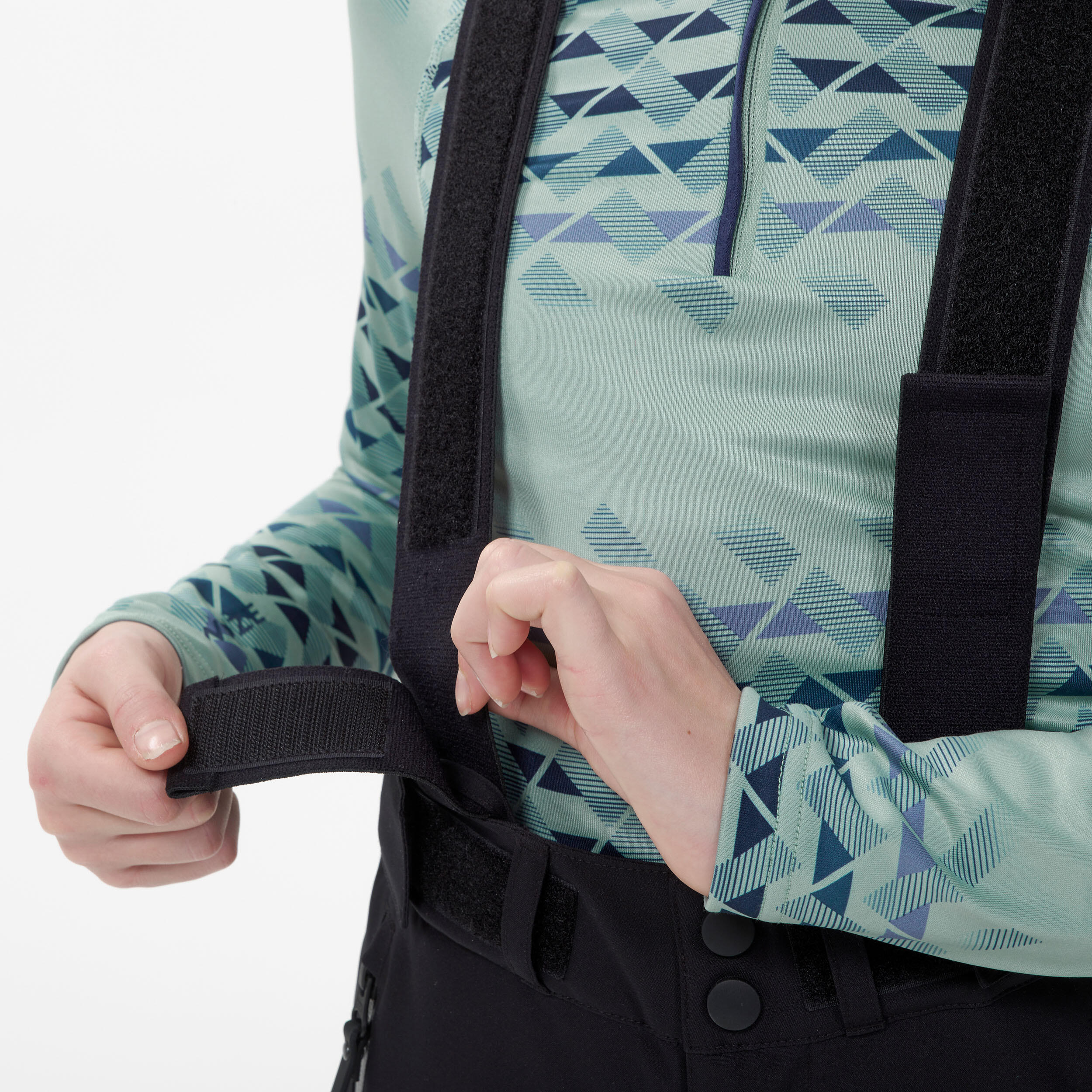 Skihose Kinder Club Racing abnehmbar - 980 schwarz  7/7