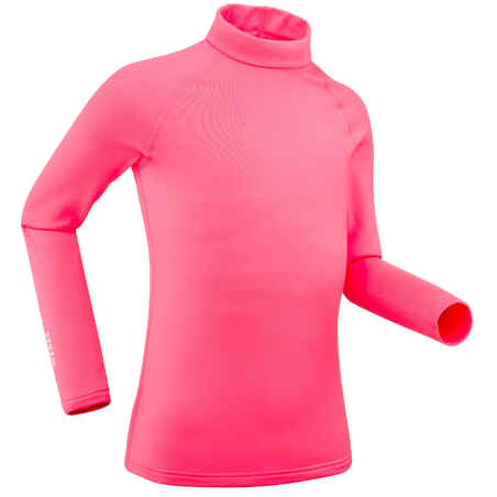 Kids’ Ski Base Layer- BL500 Top -  Pink