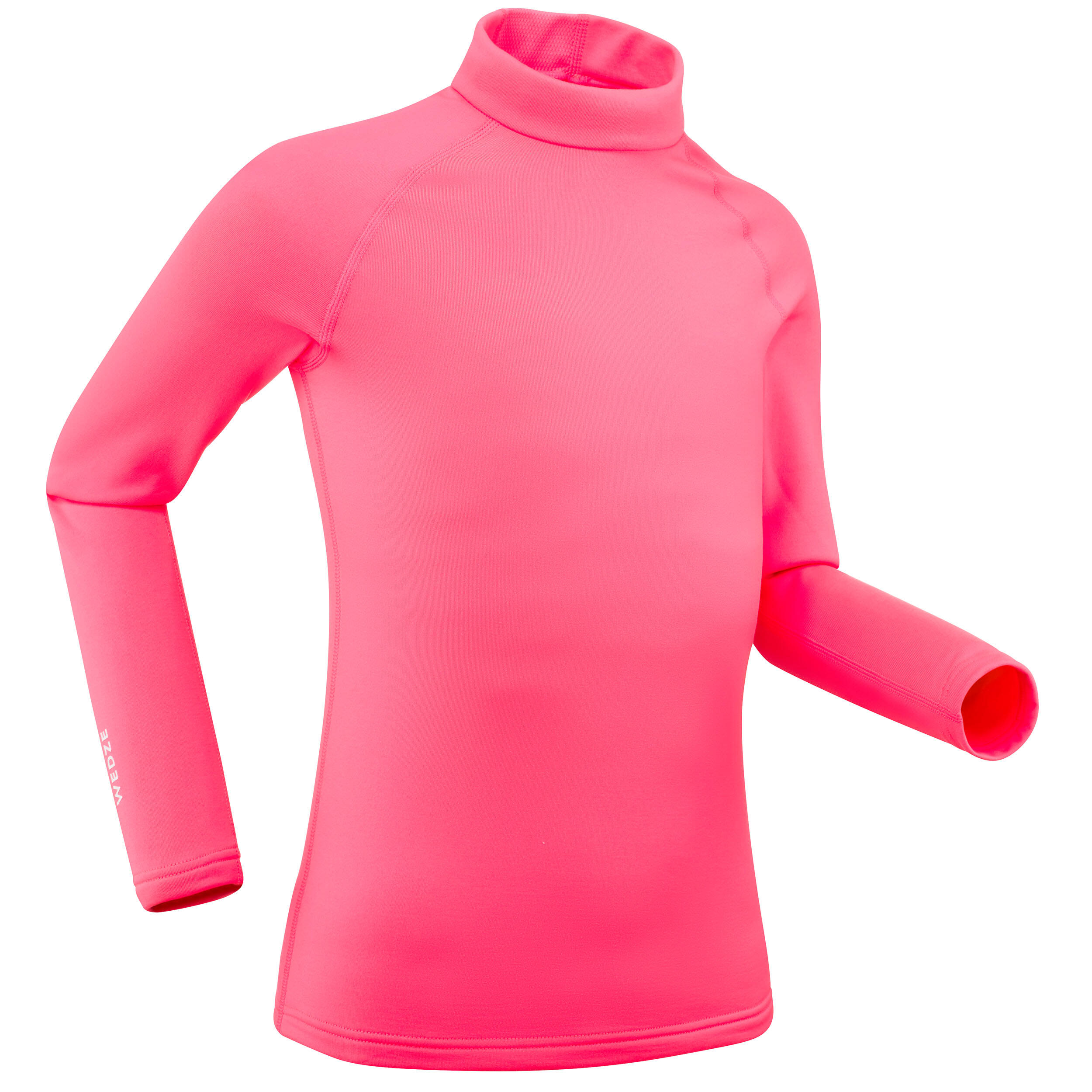 Kids' Ski Thermal Wear Top 500 Pink